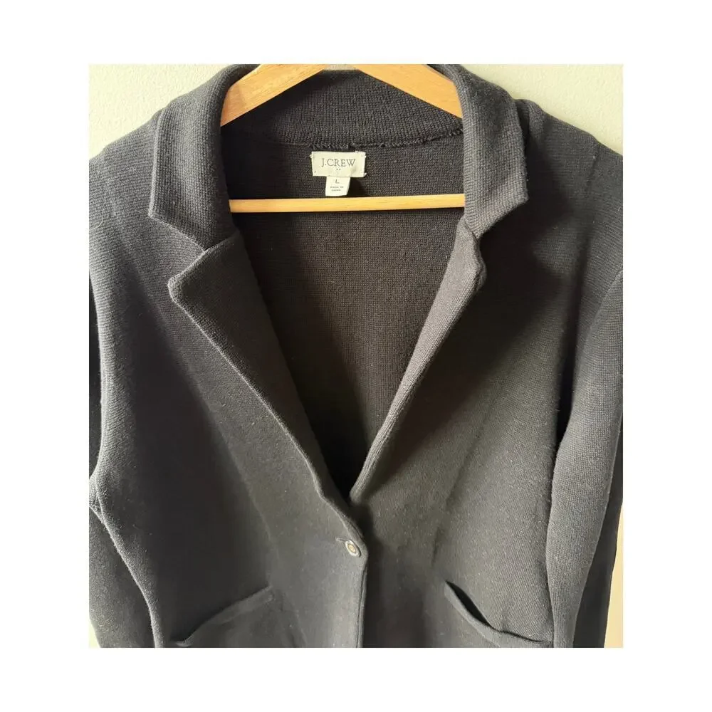 J. Crew cotton blazer women's size L